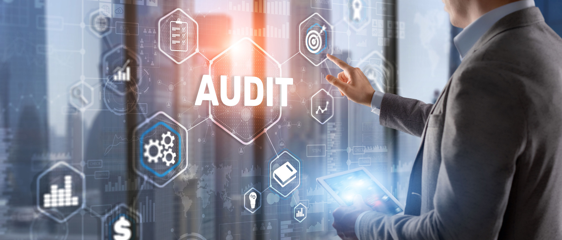 SOC 2 audit illustrated through digital assurance, control review, and governance processes